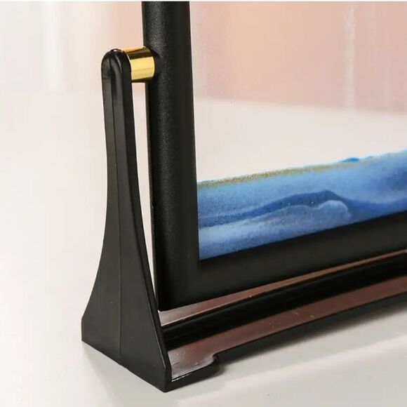 3D Moving Sand Art Desk Display with Rotating Stand - Calming Visual Effects - Picture 4 of 5